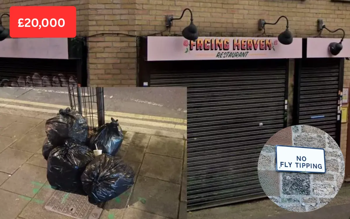 Hackney’s Facing Heaven restaurant fined £19,400 for 9th time over repeated fly-tipping violations