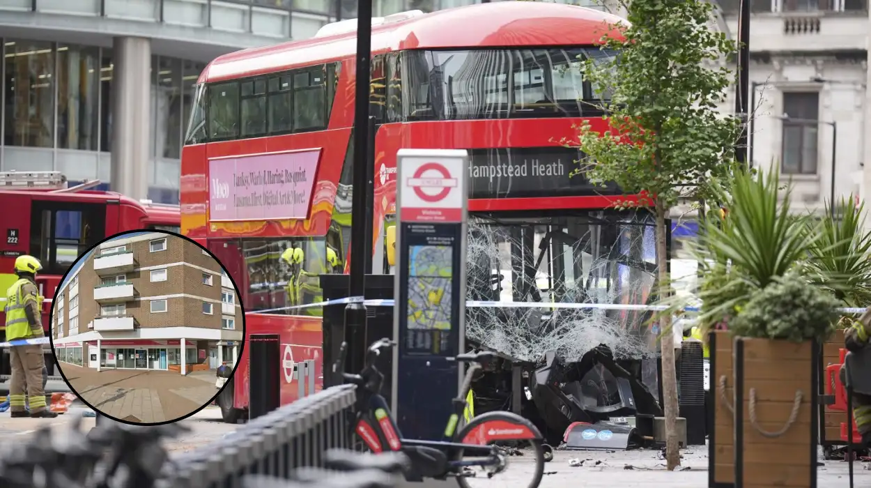 East London Double-Decker Bus Crashes into Shop, One Hospitalised